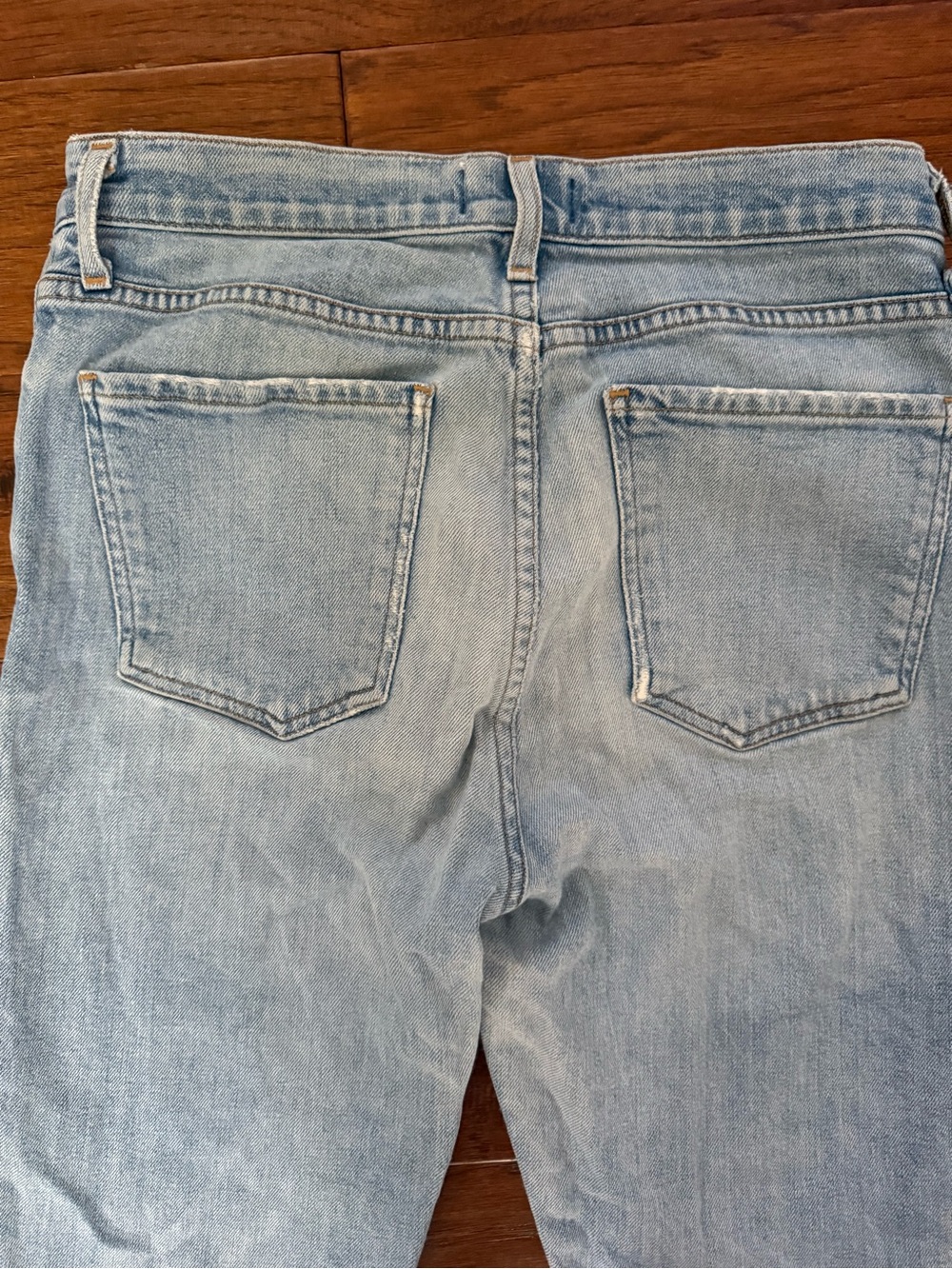 Agolde Light Blue High-Rise Button-Fly Jeans - Picture 5 of 6